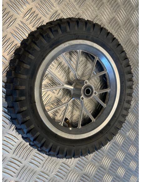 roue 12 1/2 x 2.75 neuf débroussailleuse a jante avec pneu moto dirt pit bike ..