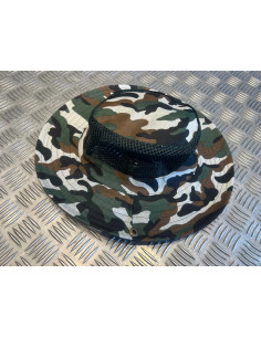 Chapeau camouflage protection solaire maille respirante chasse randonnée jungle