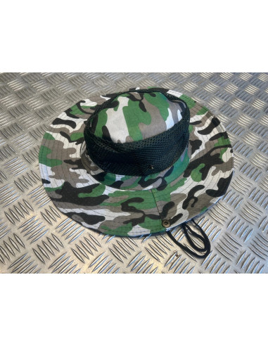 Chapeau camouflage protection solaire maille respirante chasse randonnée peche