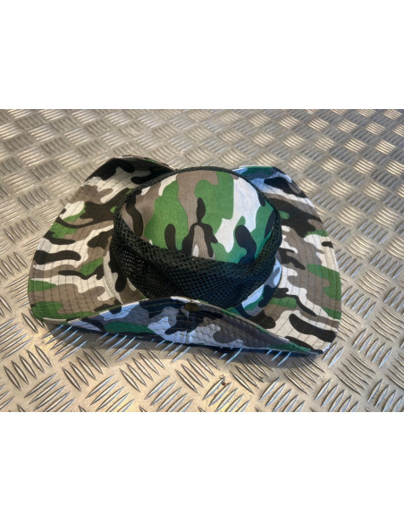 Chapeau camouflage protection solaire maille respirante chasse randonnée peche
