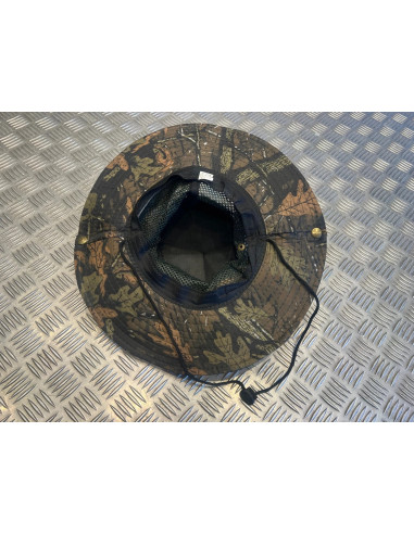 Chapeau camouflage protection solaire maille respirante chasse randonnée jungle