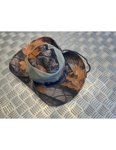 Chapeau camouflage protection solaire maille respirante chasse peche camping