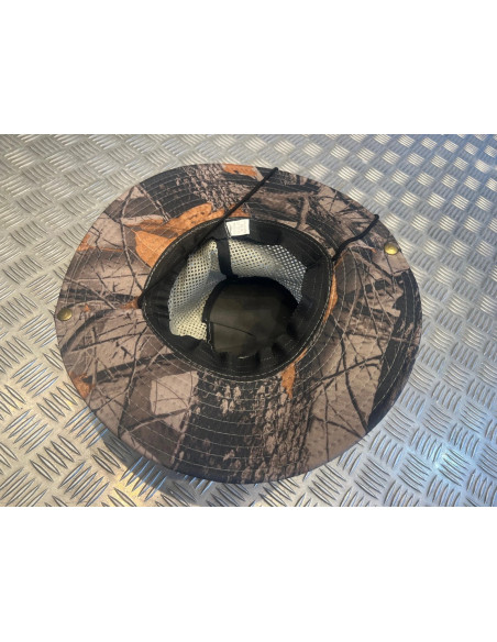 Chapeau camouflage protection solaire maille respirante chasse peche camping