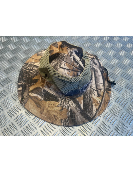 Chapeau camouflage protection solaire maille respirante peche randonnée chasse