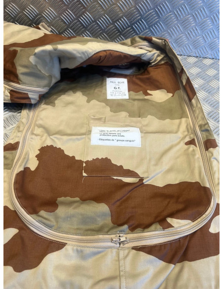gilet pare eclats f2 armee française camouflage daguet desert taille gt mt pt