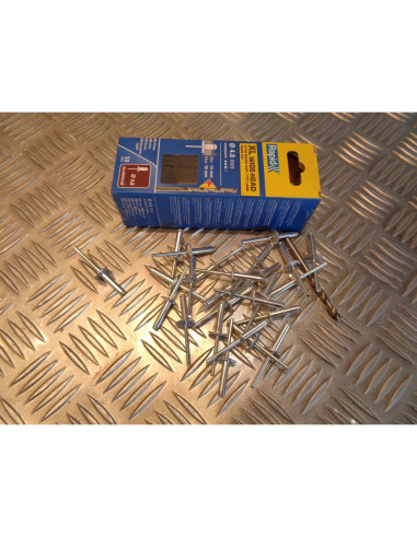 RAPID rivets xl diametre 4.8 x 20 mm aluminium 25 pcs