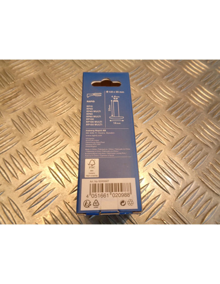 RAPID rivets xl diametre 4.8 x 20 mm aluminium 25 pcs