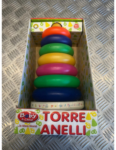 torre anelli jouet enfant anneau colore anneau empilage empiler en Plastique