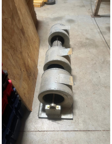 extracteur air triple escargot Sisme K48424 M01871 ventilation fumée hotte