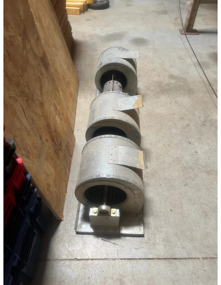 extracteur air triple escargot Sisme K48424 M01871 ventilation fumée hotte