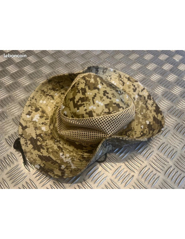 Chapeau camouflage protection solaire maille respirante peche chasse randonnée
