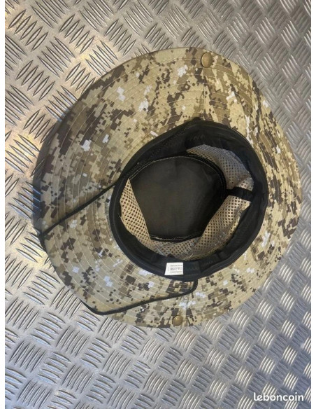 Chapeau camouflage protection solaire maille respirante peche chasse randonnée