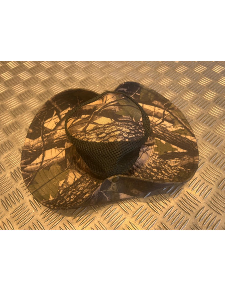 Chapeau camouflage protection solaire maille respirante randonnee chasse peche