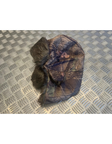 Couvre tete bonnet polaire hiver pilote aviation militaire chasse grand froid