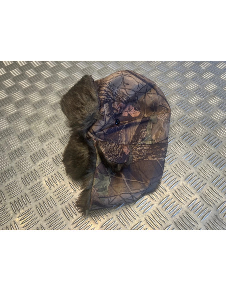 Couvre tete bonnet polaire hiver pilote aviation militaire chasse grand froid