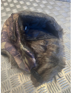 Couvre tete bonnet polaire hiver pilote aviation militaire chasse grand froid 2