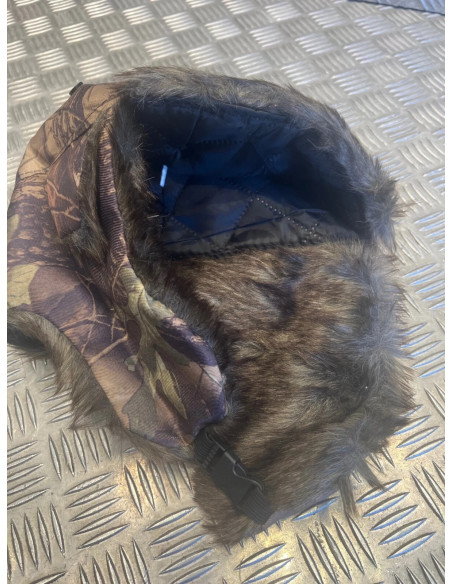 Couvre tete bonnet polaire hiver pilote aviation militaire chasse grand froid