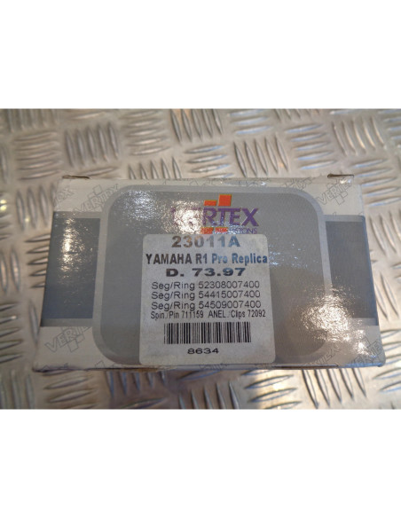 piston vertex 73,97 mm moto yamaha 1000 yzf r1 pro replica 23011A bihr 9454DA fx