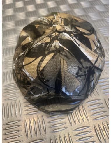 Casquette camouflage type militaire chasse foret taille unique avec reglage