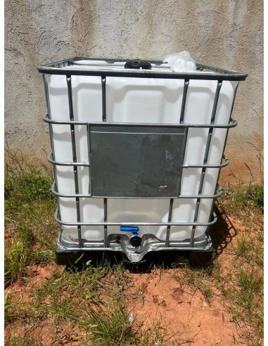 cuve eau 1000l pour recuperation eau pluie stockage jardin potager