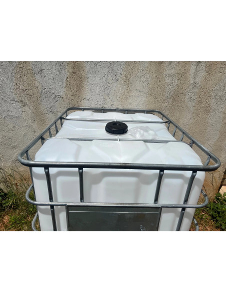 cuve eau 1000l pour recuperation eau pluie stockage jardin potager