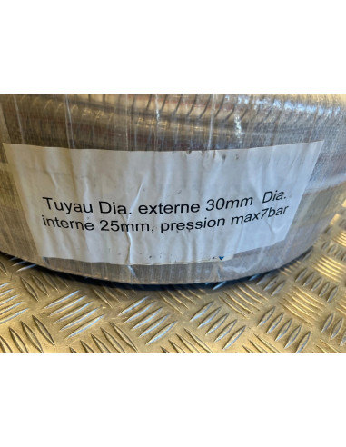 tuyau aspiration spirale acier tresse pompe eau Silex diam int de 25 mm 50 metre