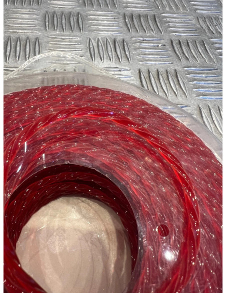 Bobine fil coupe torsade etoile debroussailleuse 30 m X diam 4 mm silex pro