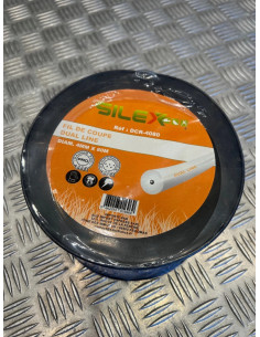 Bobine fil coupe rond dual line debroussailleuse 80 m X diam 4 mm silex pro