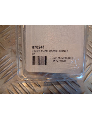 levier embrayage type origine alu moto cb 600 f hornet 2007 - 10 53178-MFG-D01 b