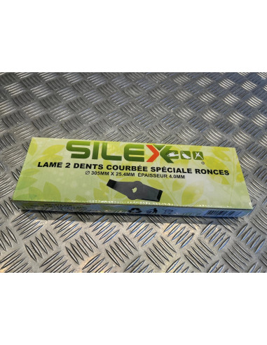 lame debroussailleuse ronce silex 2 dents diam 305mm alesage 25,4mm epaisseur 4m