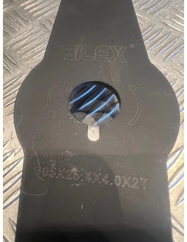 lame debroussailleuse ronce silex 2 dents diam 305mm alesage 25,4mm epaisseur 4m