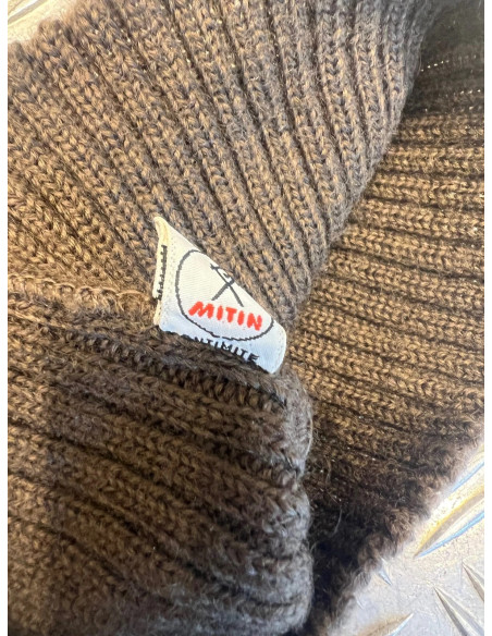 Tour de cou en laine Armée française kaki mitin neuf