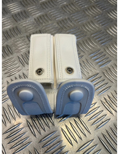 porte chargeur blanc double gk 9mm glock sig beretta 92 police gendarmerie neuf