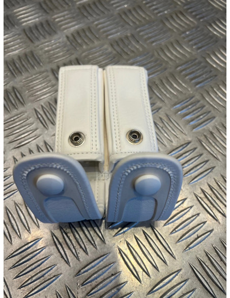 porte chargeur blanc double gk 9mm glock sig beretta 92 police gendarmerie neuf