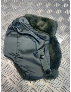 couvre tete bonnet casquette hiver pilote aviation us harris mfg taille s neuf