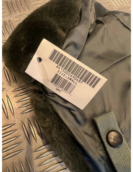 couvre tete bonnet casquette hiver pilote aviation us harris mfg taille s neuf