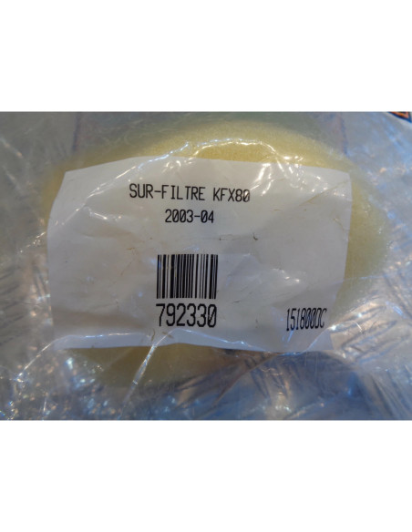 sur filtre mousse twin air twinair 151800DC moto kawasaki 80 kxf 2003 - 06 bihr