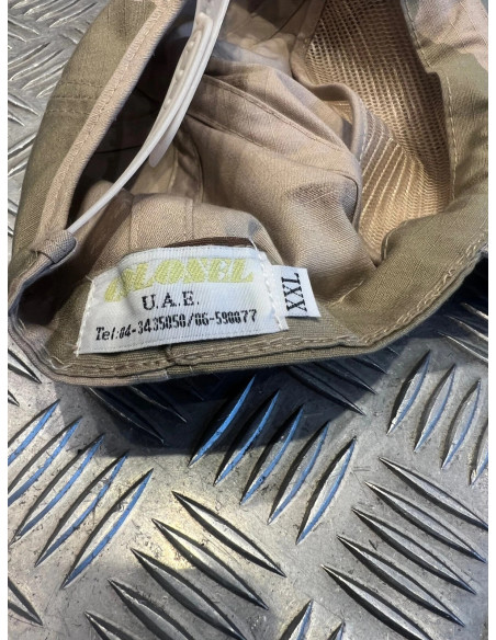 casquette armee emirats arabes uni camo desert ripstop neuf