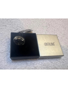 Bague cristaluna rangee 9 cristal acrylique transparent swarovski neuf 10010000 2