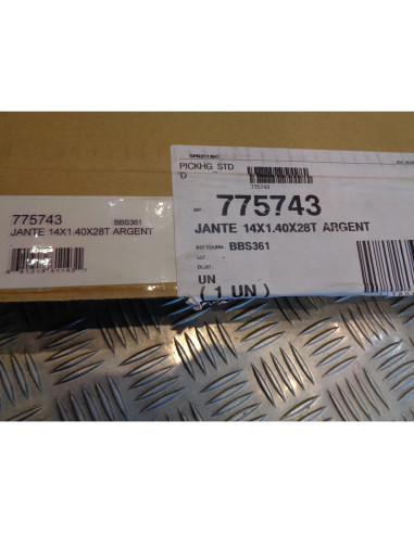 cerclage jante excel alu avant 14 x 1.40 x 28 T moto suzuki 65 rm kawasaki 65 kx