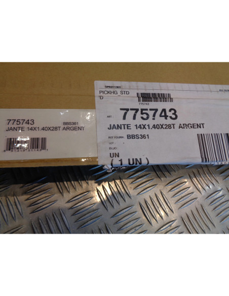 cerclage jante excel alu avant 14 x 1.40 x 28 T moto suzuki 65 rm kawasaki 65 kx