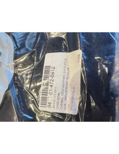 salopette polaire us army Polartec neuf taille m