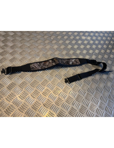 sangle a bandouliere fusil carabine de chasse rembourree amovible avec 2 points
