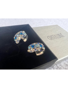 ensemble cristaluna Collier + bracelet + boucles oreilles Diva swarovski neuf 2