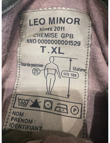 t-shirt chemise combat militaire tactical xl gilet pare balles leo minor 2011