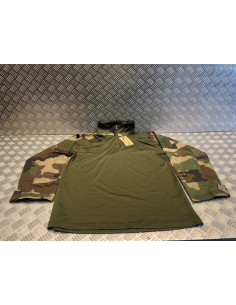 T-shirt manche longues chemise militaire combat camo mil-tec taille xl neuf
