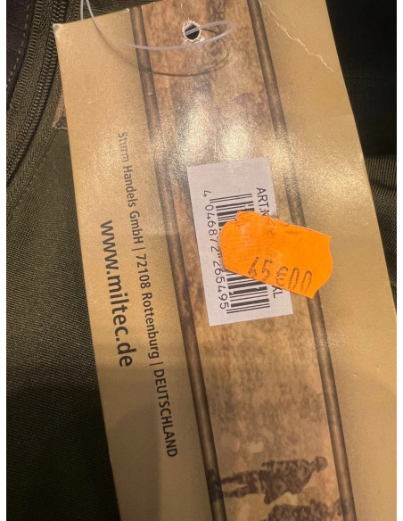 T-shirt manche longues chemise militaire combat camo mil-tec taille xl neuf