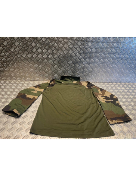 T-shirt manche longues chemise militaire combat camo mil-tec taille xl neuf