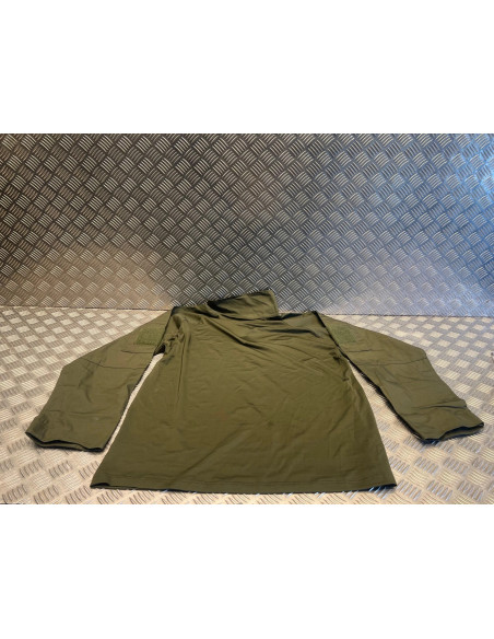 t-shirt manche longues chemise militaire combat vert olive mil-tec 10920001 xxl