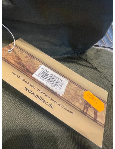 t-shirt manche longues chemise militaire combat vert olive mil-tec 10920001 xxl